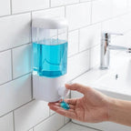 MS Mart - Wall Mounted Soap Dispenser | Liquid Soap & Shampoo Dispenser for Bathroom