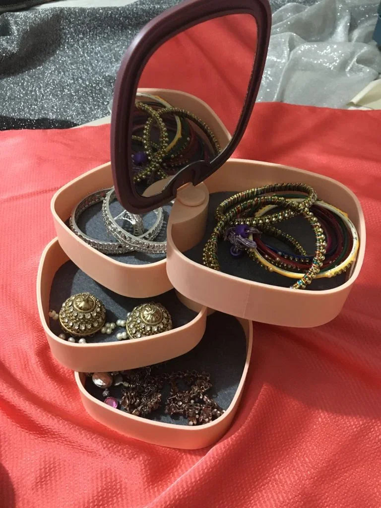 360 Degree Rotating Jewelry Box