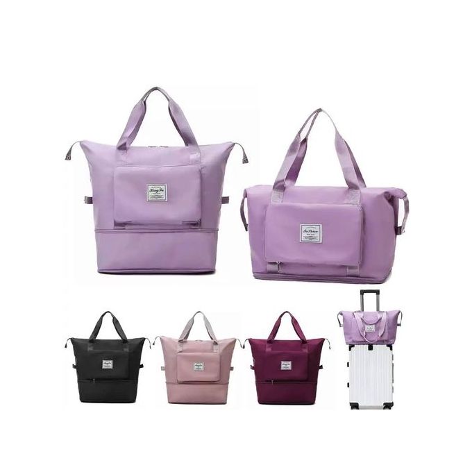 Expandable Oxford Pillow Bag Travel Organizer – Waterproof Foldable Luggage Storage Handbag for Travel & Gym made in china