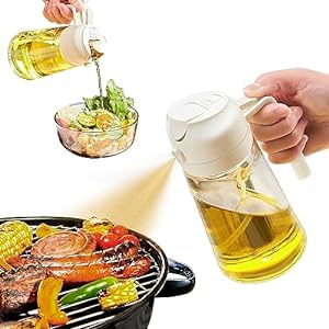 Buy 1 Get 1 Free 2-in-1 oil spray and dispenser bottles (500ml) are available online in Pakistan