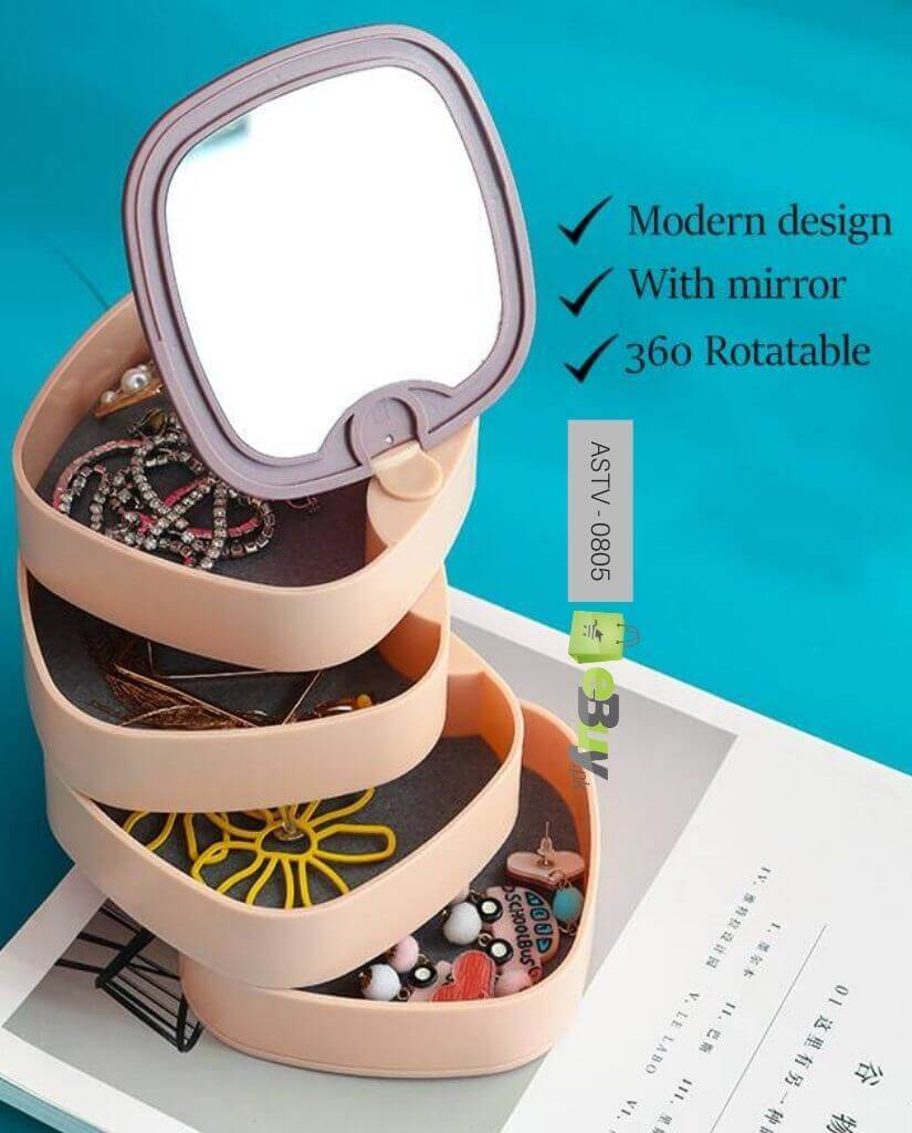360 Degree Rotating Jewelry Box