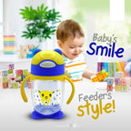 MS Mart - Baby Smile Sipper Cup with Handles | Leak-Proof Feeder Style Training Cup