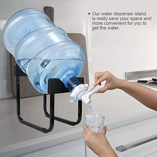 High Quality Water Bottle Stand with nozzle Rust resistant water Dispenser Metal Rack Dispenser Water Jug Holder Non-Screw with Water Tap
