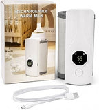 Rechargeable Portable Baby Bottle Milk Warmer | USB Type-C Digital Feeder Warmer