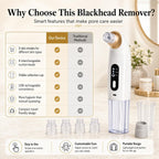 MS Mart - Small Bubble Blackhead Remover | Pore Vacuum Suction Cleaner for Face