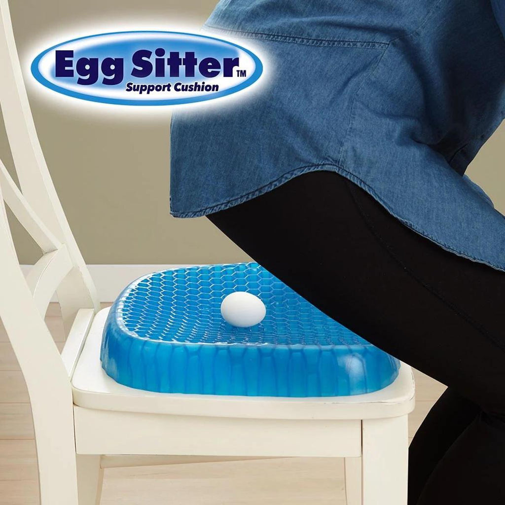 Egg Sitter Absorb Pressure Support Back Pain Relief Breathable Honeycomb Car and Office Cushion Seat Gel Non-Slip Flex Seat Cushion