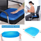 Egg Sitter Absorb Pressure Support Back Pain Relief Breathable Honeycomb Car and Office Cushion Seat Gel Non-Slip Flex Seat Cushion