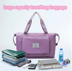 Expandable Oxford Pillow Bag Travel Organizer – Waterproof Foldable Luggage Storage Handbag for Travel & Gym made in china