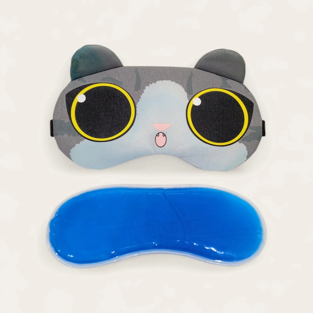 MS Mart - Cute Cartoon Sleeping Eye Mask With Ice Gel Bag | Cool & Sleeping Mask For Girls
