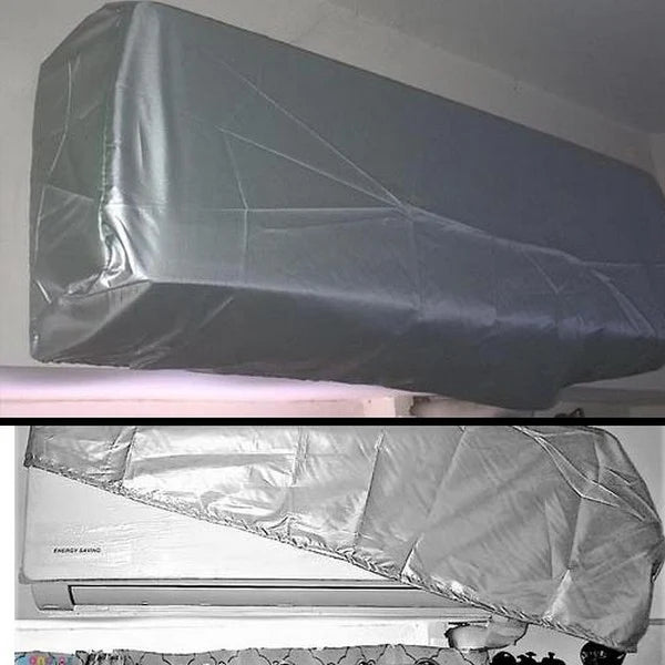 MS Mart - AC Cover Outdoor Unit | Parachute Fabric Waterproof Cover For AC - Silver