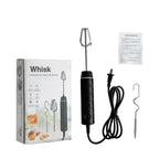 2 In 1 Electric Milk Frother & Egg Beater - 3 Speed Mini Handheld Power Whisk, Portable Coffee Foam Maker & Dough Mixer