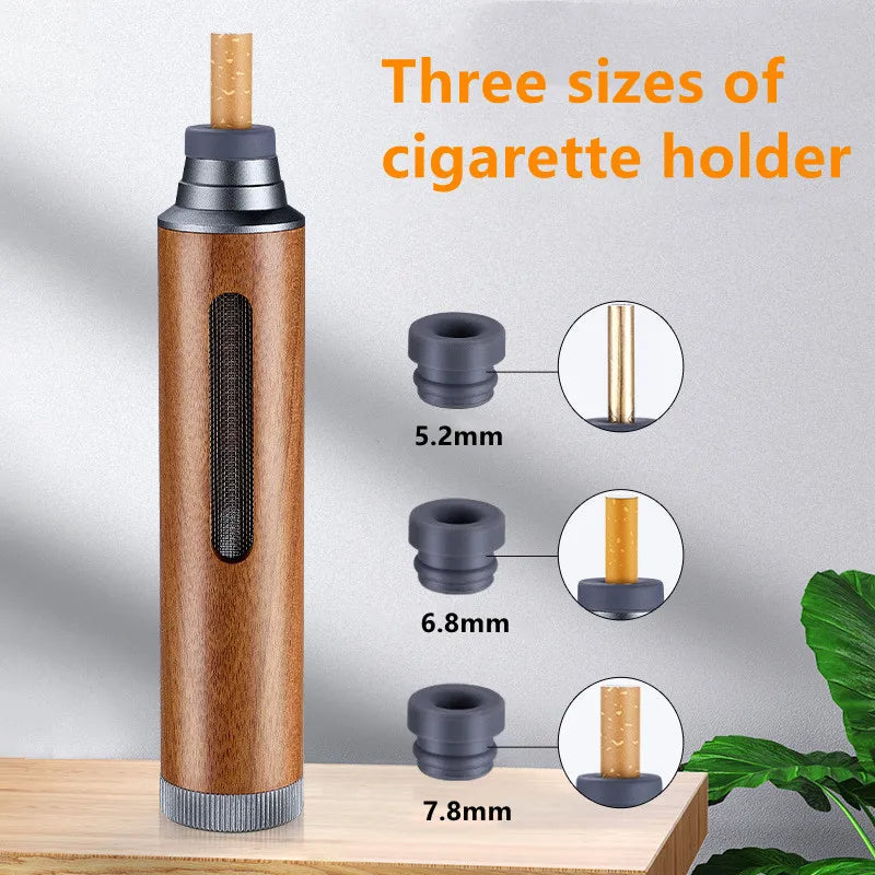MS Mart - Portable Cigarette Holder With Ashtray | Dust-Free Mini Ash Tank For Car, Office, Home