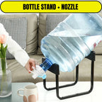 High Quality Water Bottle Stand with nozzle Rust resistant water Dispenser Metal Rack Dispenser Water Jug Holder Non-Screw with Water Tap