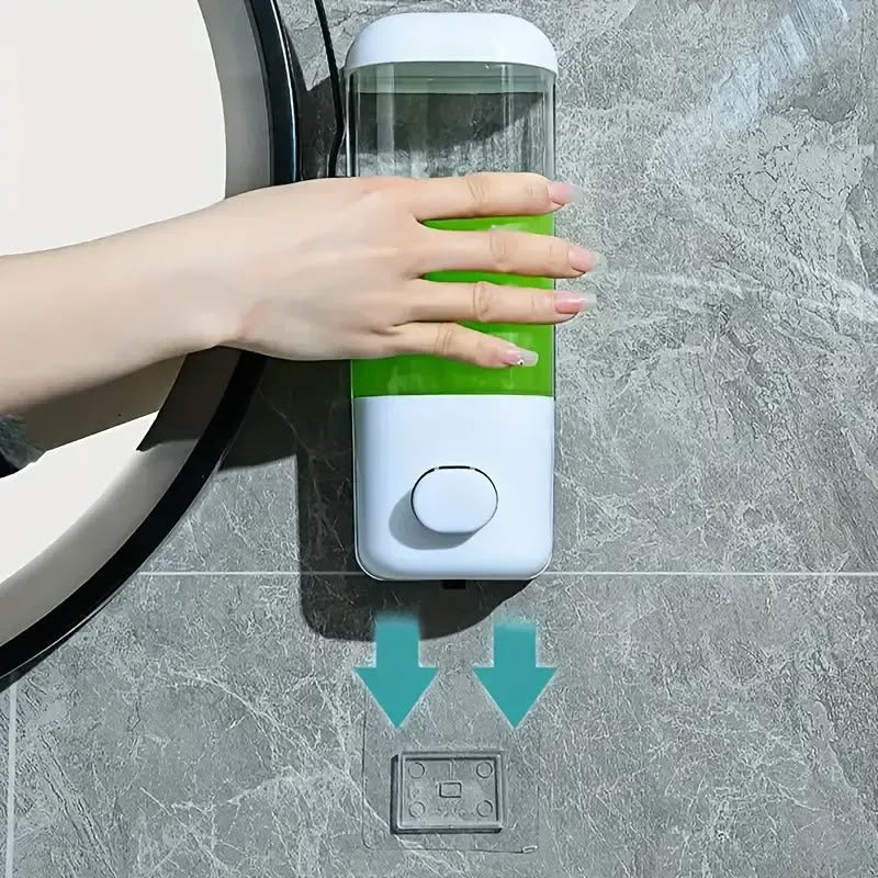 MS Mart - Wall Mounted Soap Dispenser | Liquid Soap & Shampoo Dispenser for Bathroom
