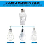 MS Mart - Motion Sensor Bulb Holder | Automatic Light On/Off Holder For Home