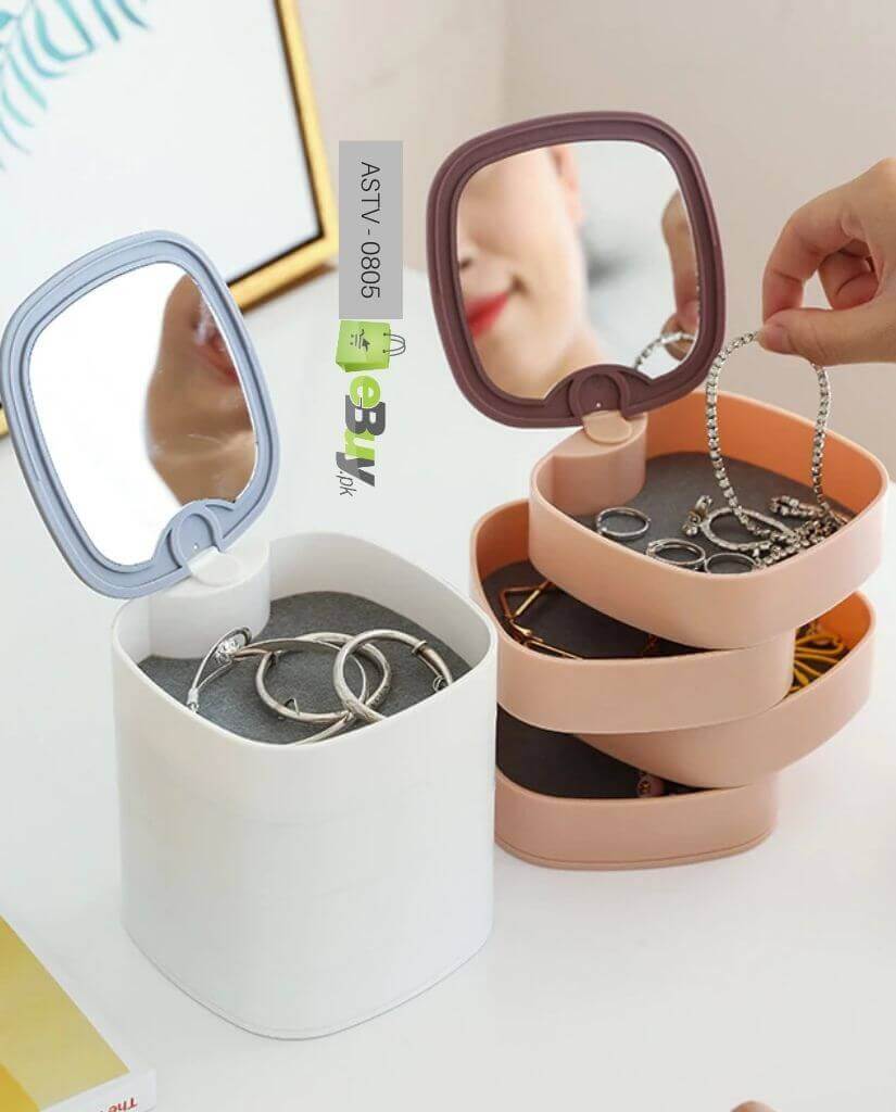 360 Degree Rotating Jewelry Box