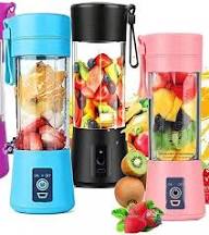 Portable Mini Electric Blender 380ml – USB Rechargeable 6-Blade Personal Juicer