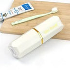 MS Mart - Portable Travel Toothbrush Holder Case | Joyful Feel Toothbrush Box