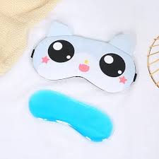 MS Mart - Cute Cartoon Sleeping Eye Mask With Ice Gel Bag | Cool & Sleeping Mask For Girls