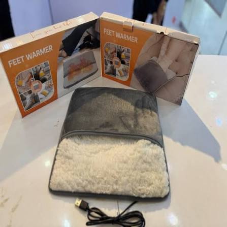 MS Mart - Electric Foot Warmer Pad | USB Heated Foot Heater Slipper For Winter