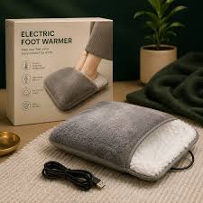 MS Mart - Electric Foot Warmer Pad | USB Heated Foot Heater Slipper For Winter