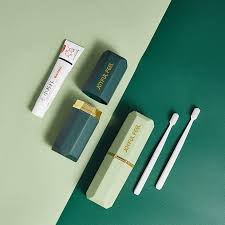 MS Mart - Portable Travel Toothbrush Holder Case | Joyful Feel Toothbrush Box