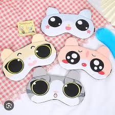 MS Mart - Cute Cartoon Sleeping Eye Mask With Ice Gel Bag | Cool & Sleeping Mask For Girls