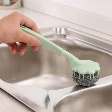 Pack Of 3 - Long Handle Kitchen Scrub Brush | Buy 2 Get 1 Free Offer