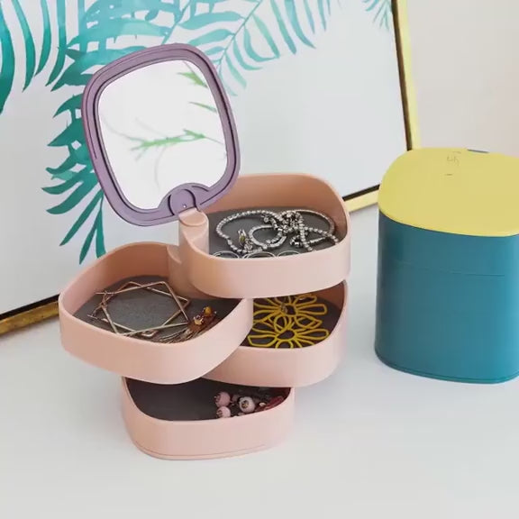 360 Degree Rotating Jewelry Box
