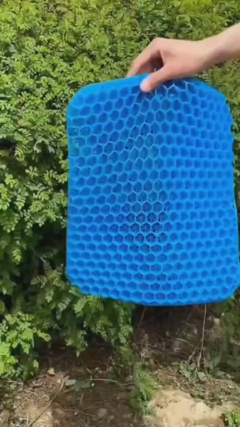 Egg Sitter Absorb Pressure Support Back Pain Relief Breathable Honeycomb Car and Office Cushion Seat Gel Non-Slip Flex Seat Cushion