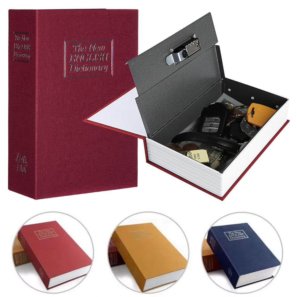 MS Mart - Secret Book Safe Locker | Dictionary Shape Password Safe Box - Medium Size